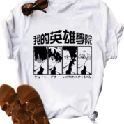 My Hero Academia Character Polyester Anime T-Shirt