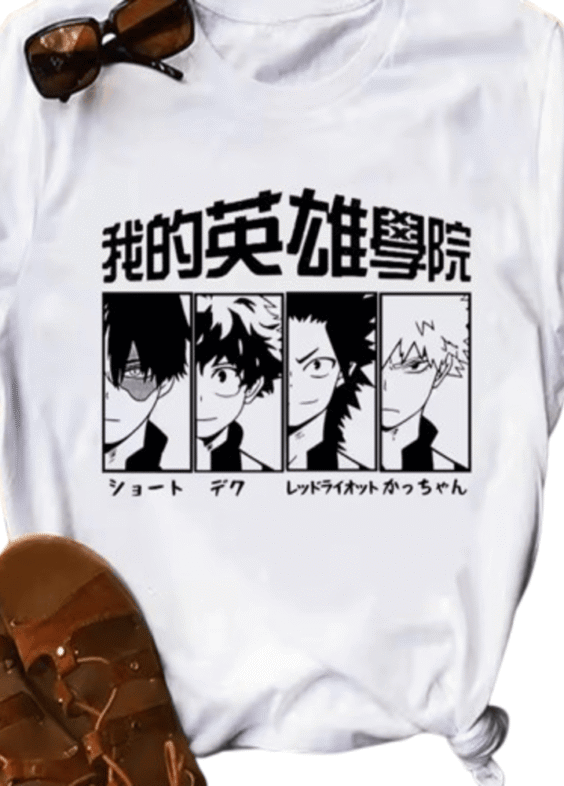 My Hero Academia Character Polyester Anime T-Shirt