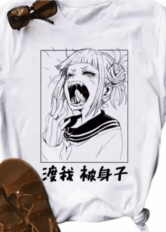 Anime My Hero Academia Himiko Toga Polyester T-Shirt