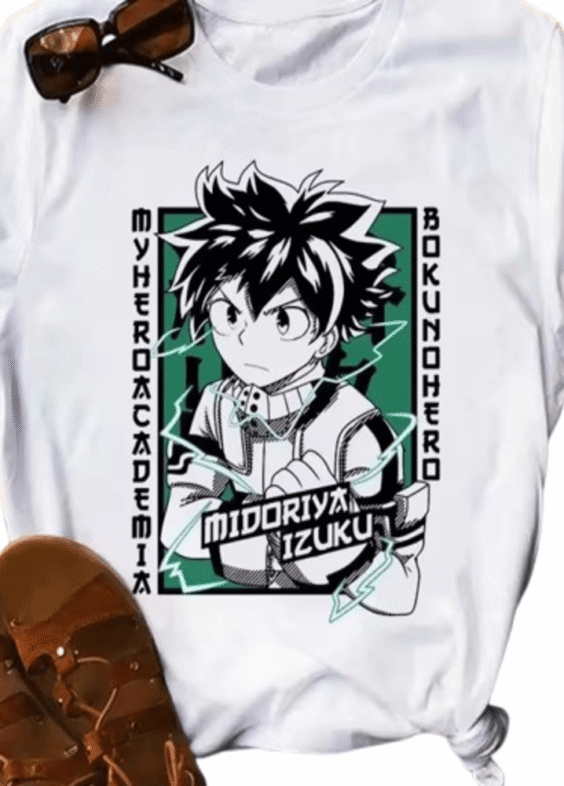 My Hero Academia Izuku Midoriya Anime T-Shirt