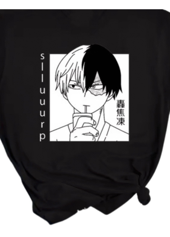 Anime My Hero Academia Shoto Todoroki Polyester T-Shirt