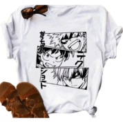 Anime My Hero Academia Izuku And Shoto With Katsuki T-Shirt