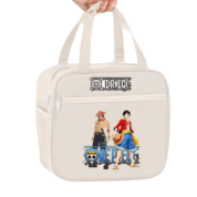 Anime One Piece Portgas D. Ace And Monkey D. Luffy Insulated Lunch Bag