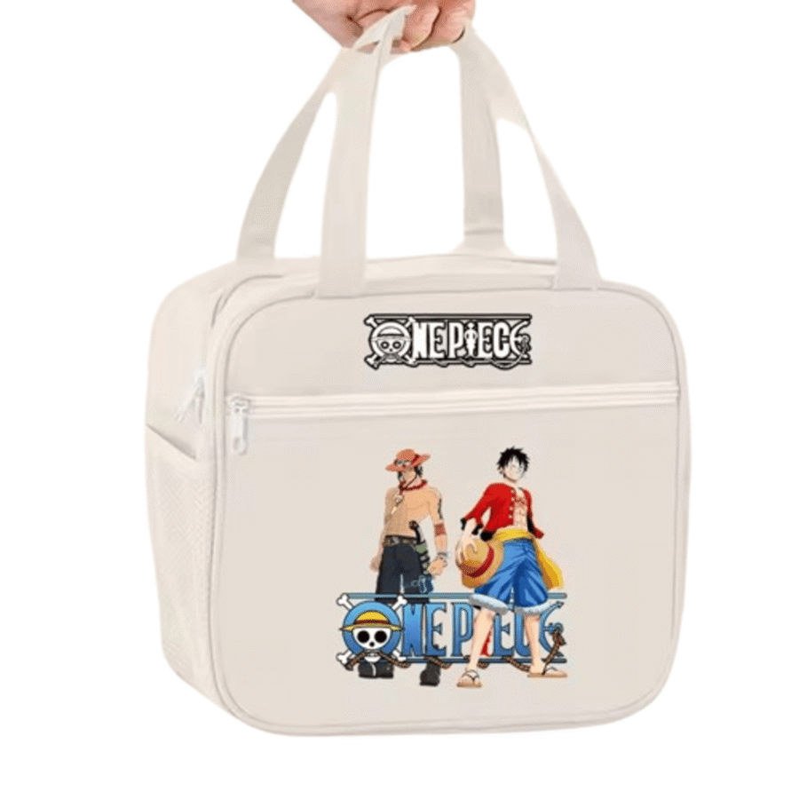 Anime One Piece Portgas D. Ace And Monkey D. Luffy Insulated Lunch Bag Anime One Piece Portgas D. Ace And Monkey D. Luffy Insulated Lunch Bag