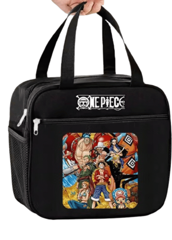 One Piece Anime Characters Printed Insulated Lunch Bag