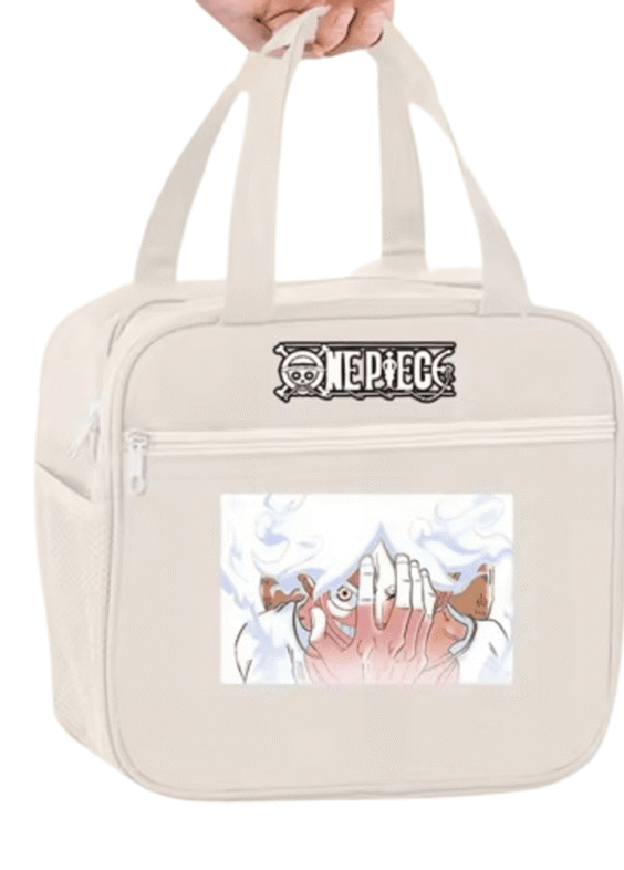 Anime One Piece Gear 5 Luffy Printed Insulated Lunch Bag
