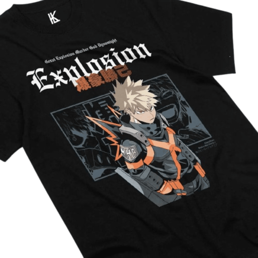 My Hero Academia Katsuki Bakugo Anime Printed T-Shirt