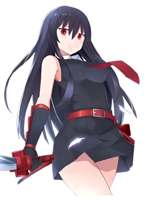 Anime Akame Ga Kill Akame PVC Car Sticker