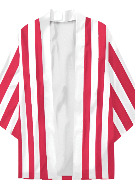 One Piece Anime Strawhat Pirates Kimono Shirt