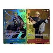 2Pcs/set One Piece Anime Sanji And Zoro Trading Cards