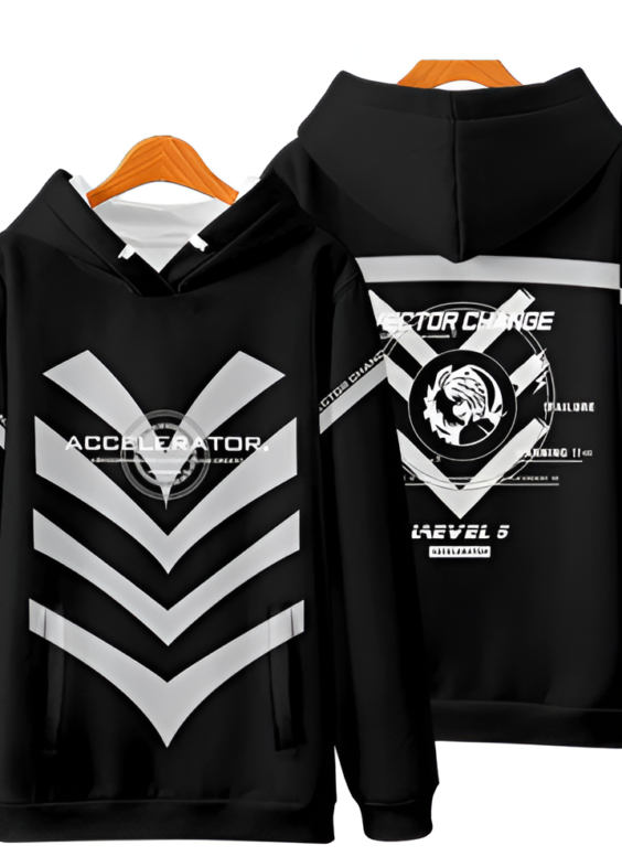 A Certain Magical Index Anime Accelerator Vector Change Hoodie