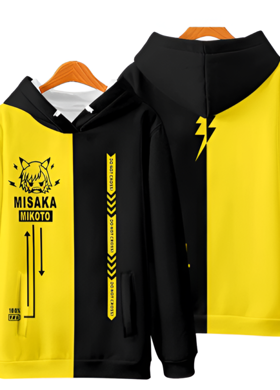 A Certain Magical Index Anime Misaka Mikoto 3D Printed Hoodie