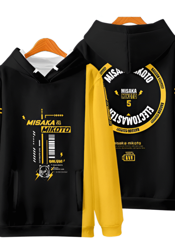 Anime A Certain Magical Index Misaka Mikoto 3D Printed Hoodie