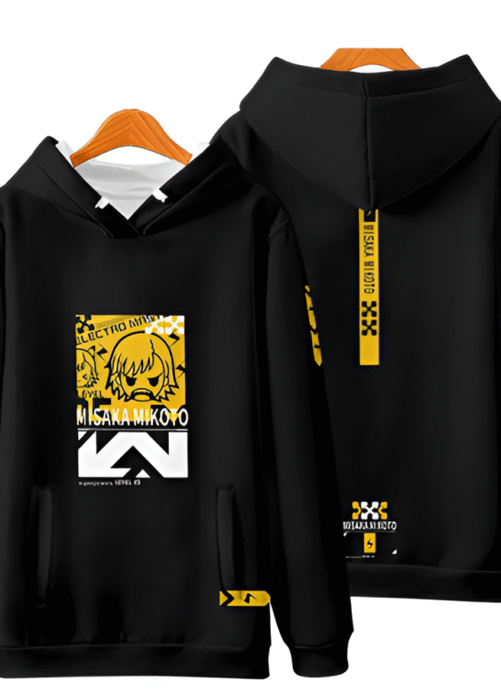 Anime A Certain Magical Index Misaka Mikoto Hoodie