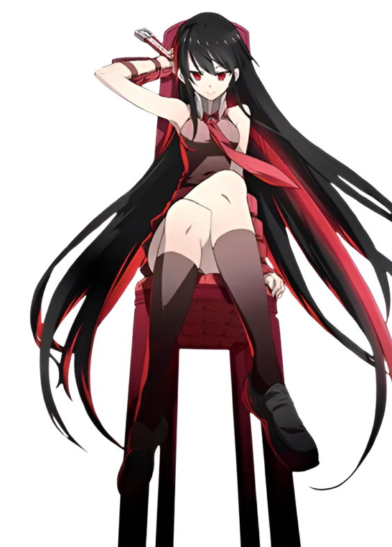 Akame Ga Kill Anime Akame Waterproof PVC Car Sticker