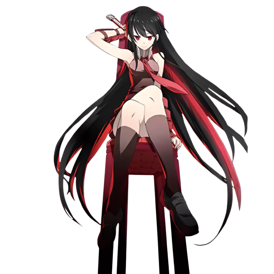 Akame Ga Kill Anime Akame Waterproof PVC Car Sticker