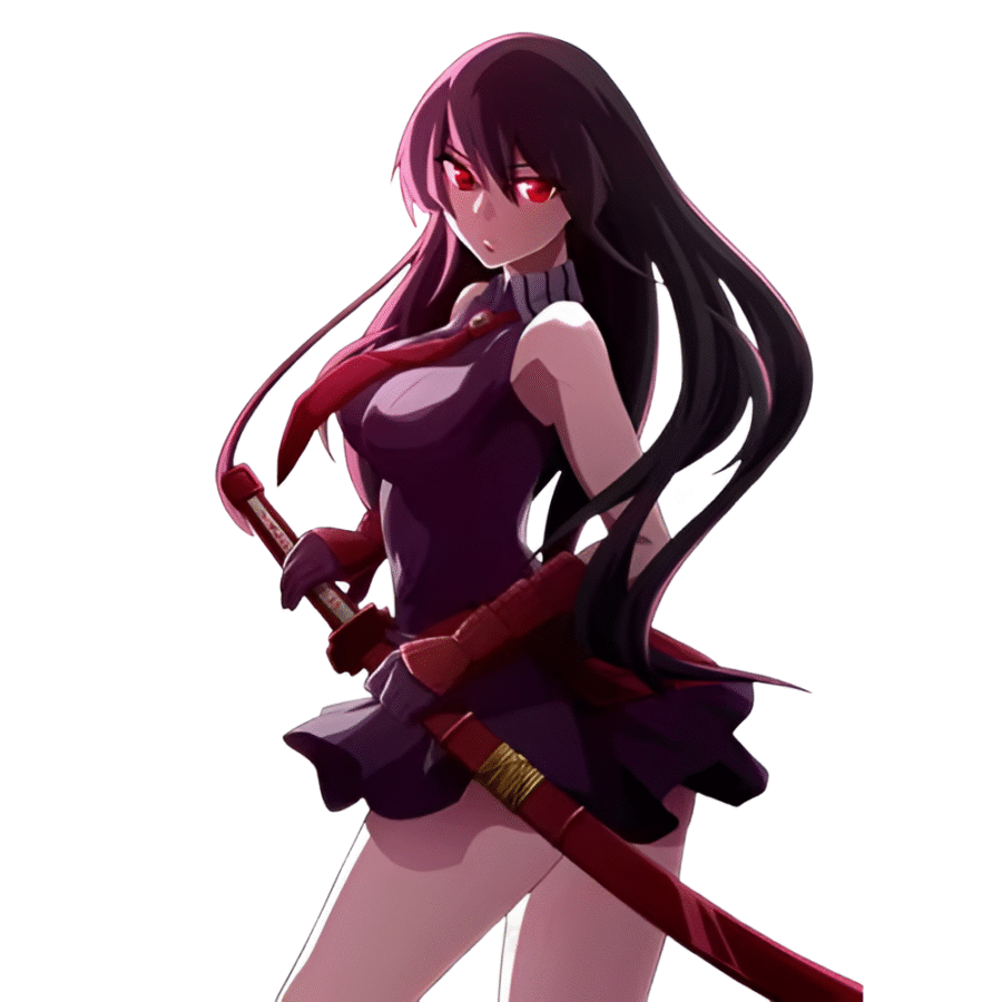 Anime Akame Ga Kill Akame Waterproof PVC Car Sticker