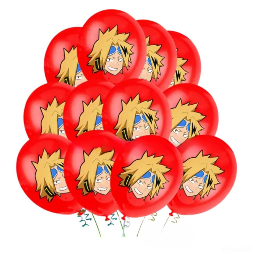 Anime My Hero Academia Denki Kaminari Party Decoration Balloon