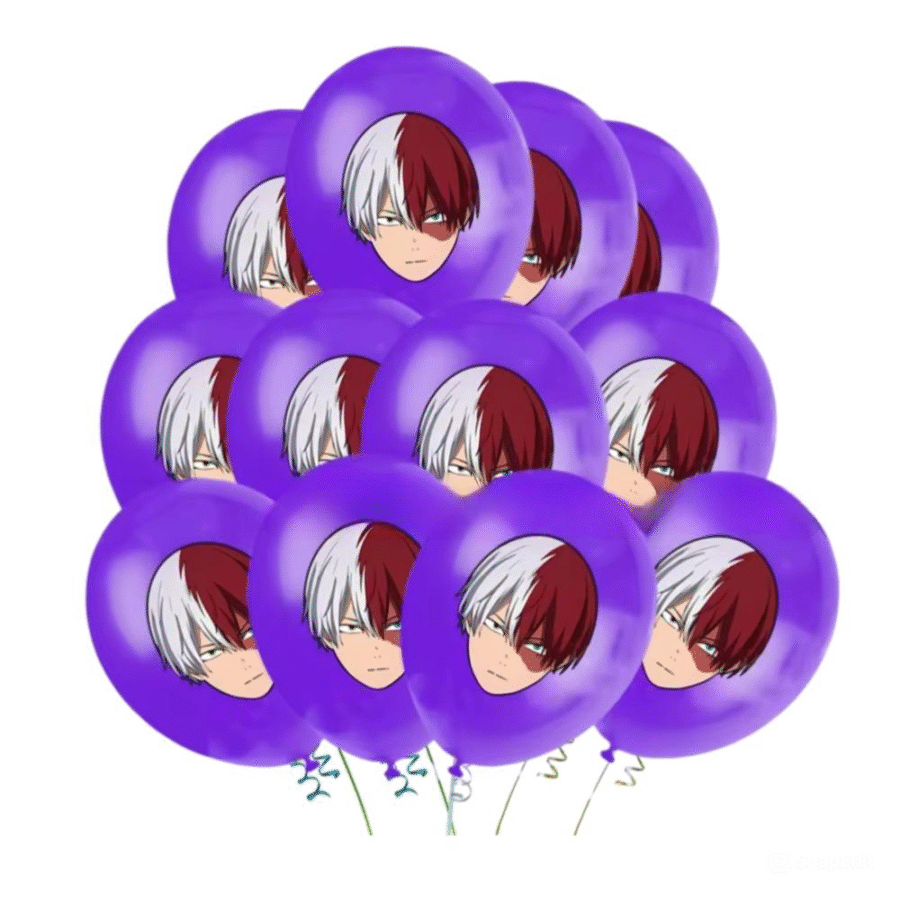 Anime My Hero Academia Shoto Todoroki Party Decoration Balloon Anime My Hero Academia Shoto Todoroki Party Decoration Balloon