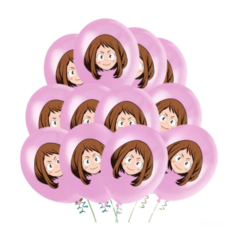 Anime My Hero Academia Ochaco Uraraka Party Decoration Balloon Anime My Hero Academia Ochaco Uraraka Party Decoration Balloon