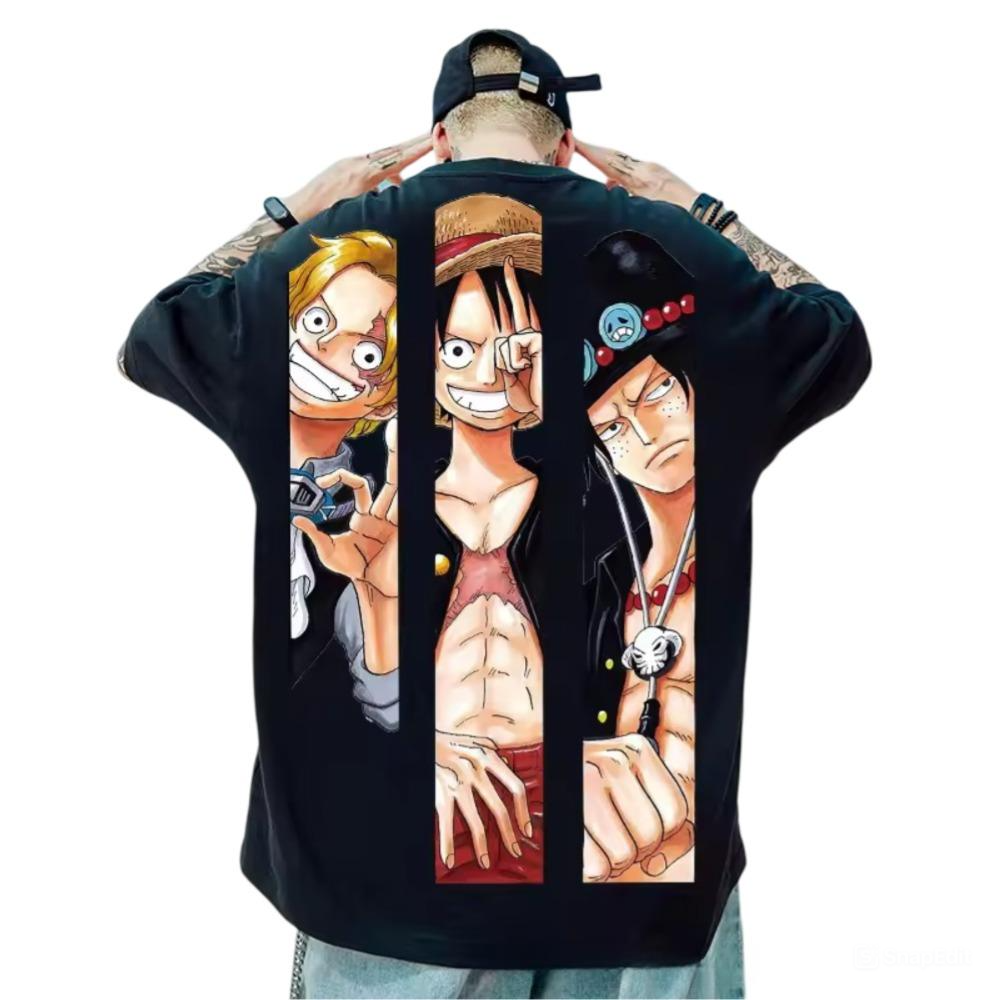 Anime One Piece Loose Fit T-Shirt Anime One Piece Loose Fit T-Shirt