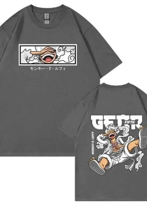 Anime One Piece Gear Fifth Monkey D. Luffy T-Shirt
