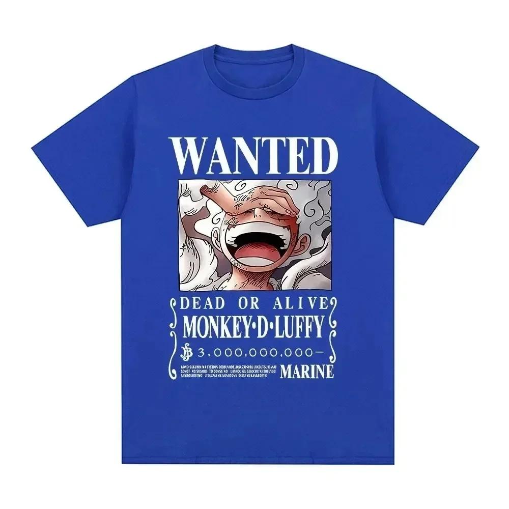 One Piece Wanted Gear 5 Monkey D. Luffy Anime T-Shirt One Piece Wanted Gear 5 Monkey D. Luffy Anime T-Shirt