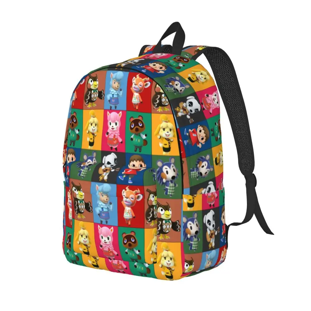 Animal Crossing: New Horizons Anime Characters Pattern Backpack Animal Crossing: New Horizons Anime Characters Pattern Backpack