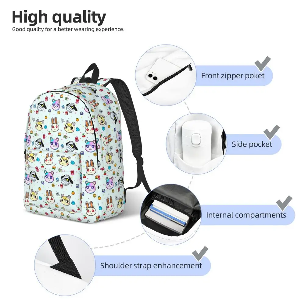 Anime Animal Crossing Backpack For School Student Anime Animal Crossing Backpack For School Student