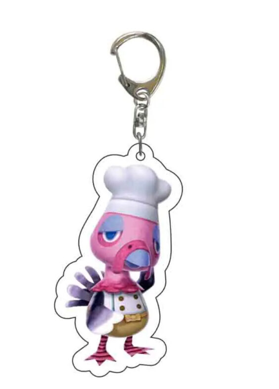 Anime Animal Crossing: New Horizons Franklin Acrylic Keychain