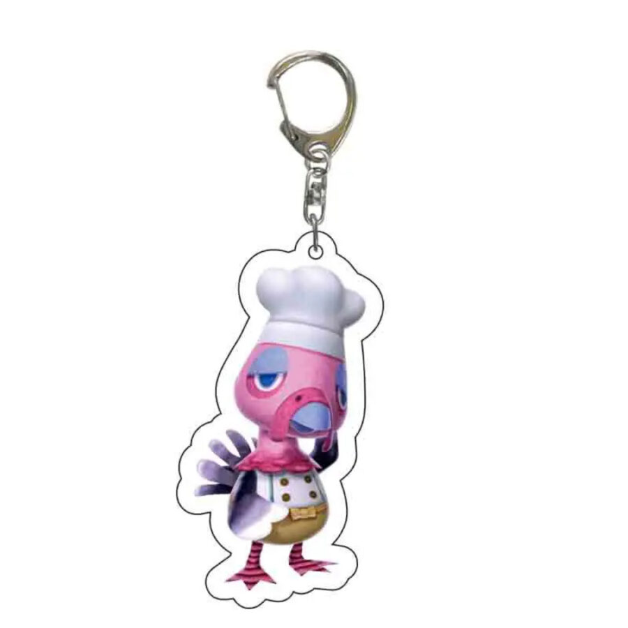 Anime Animal Crossing: New Horizons Franklin Acrylic Keychain