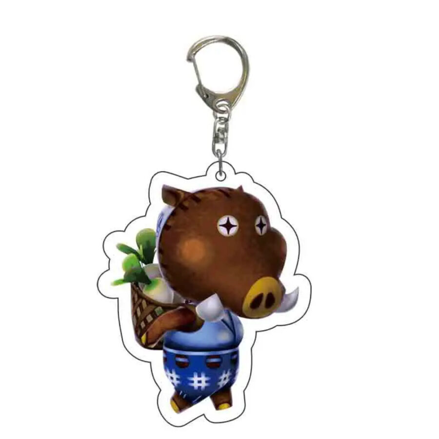 Anime Animal Crossing: New Horizons Joan Acrylic Keychain Anime Animal Crossing: New Horizons Joan Acrylic Keychain