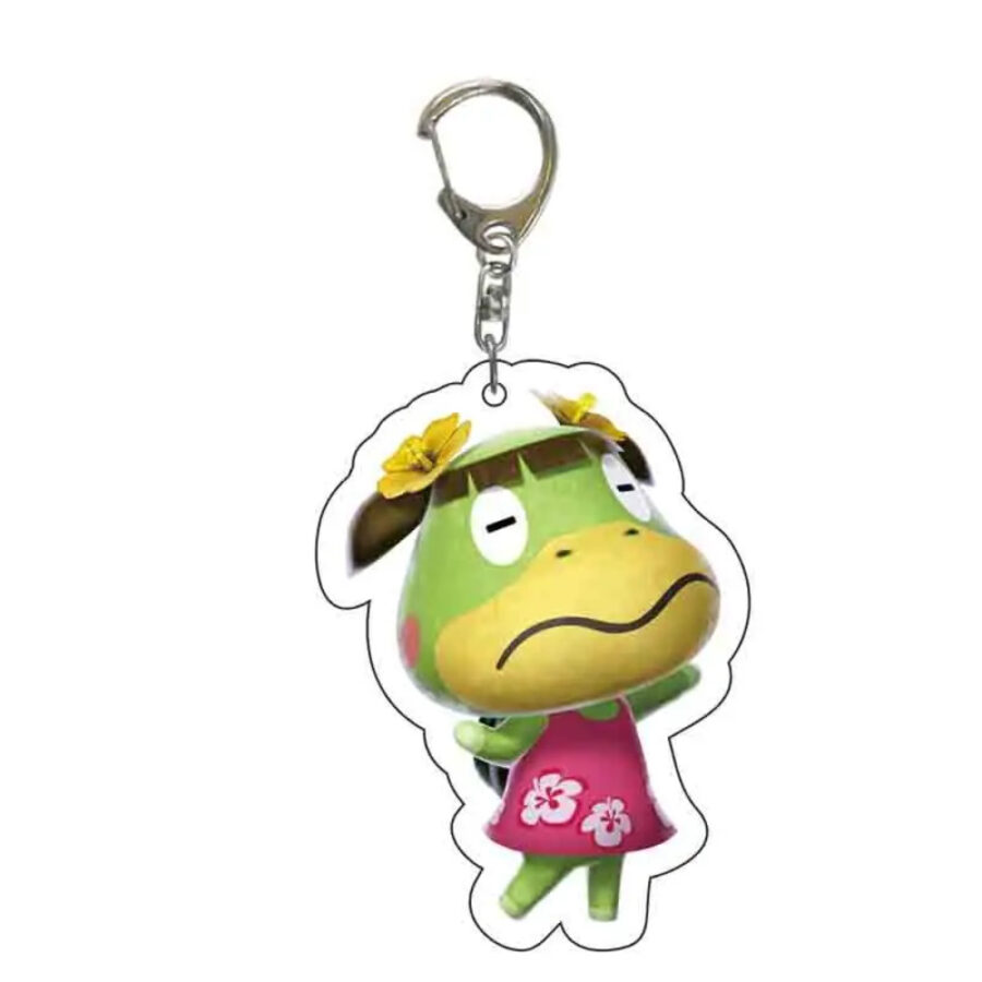 Anime Animal Crossing: New Horizons Leila Acrylic Keychain Anime Animal Crossing: New Horizons Leila Acrylic Keychain