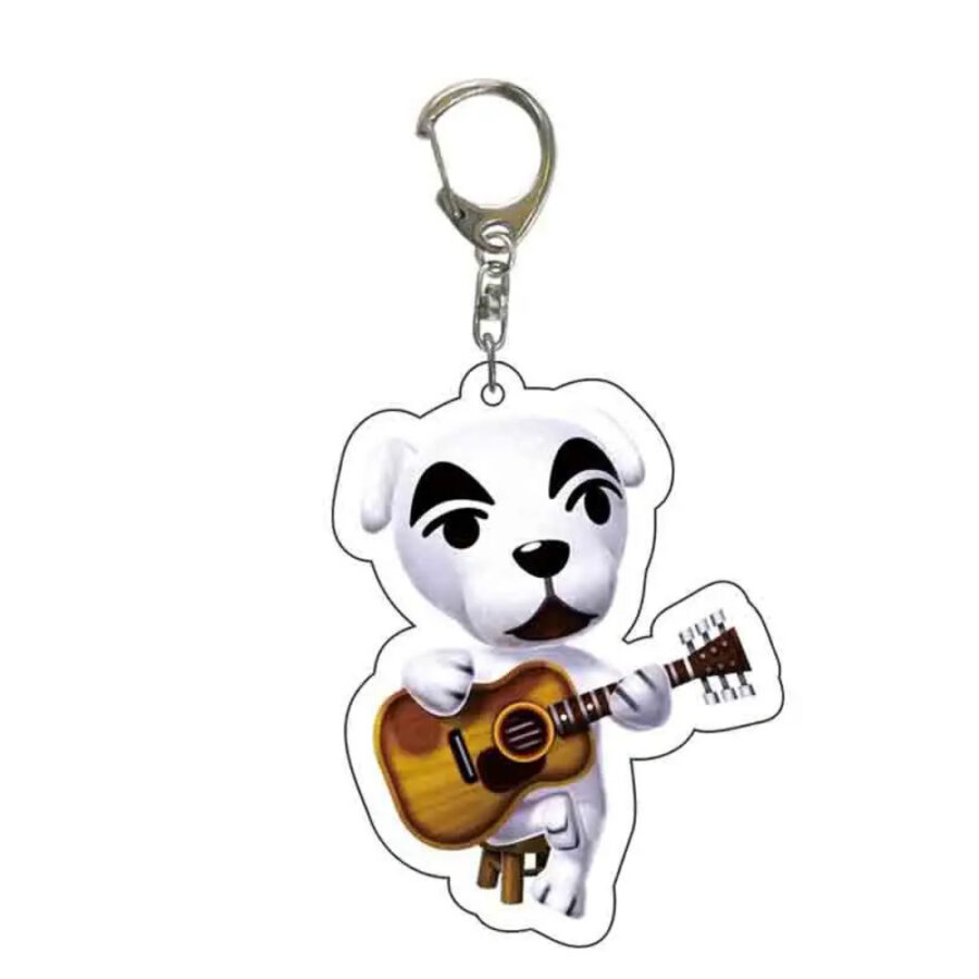 Anime Animal Crossing: New Horizons K.K. Slider Acrylic Keychain Anime Animal Crossing: New Horizons K.K. Slider Acrylic Keychain