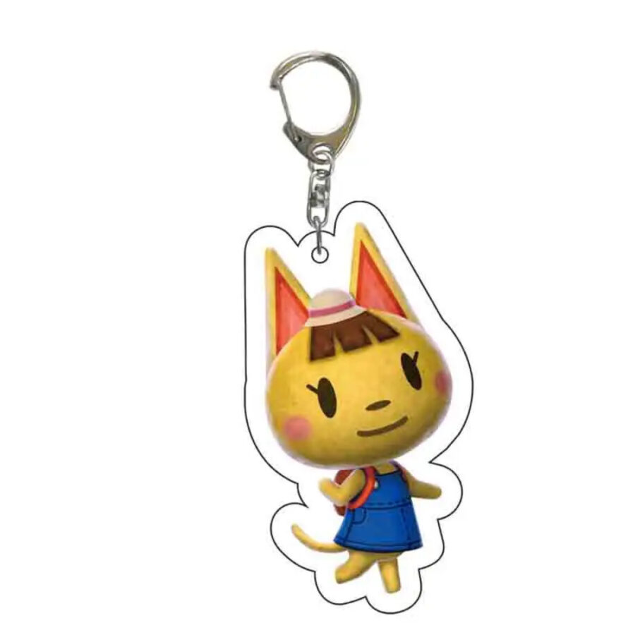 Anime Animal Crossing: New Horizons Katie Acrylic Keychain Anime Animal Crossing: New Horizons Katie Acrylic Keychain