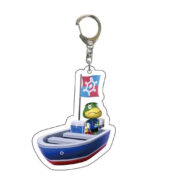 Anime Animal Crossing Boat Acrylic Keychain
