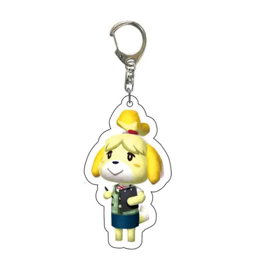 Animal Crossing: New Horizons Anime Isabelle Acrylic Keychain