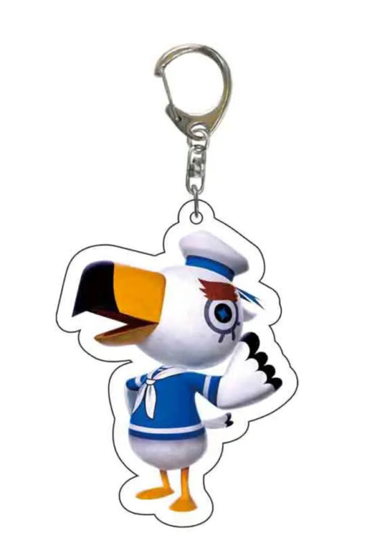 Anime Animal Crossing: New Horizons Gulliver Acrylic Keychain