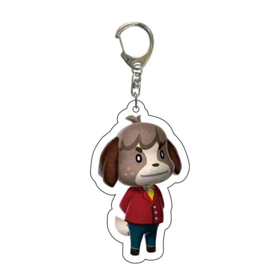 Anime Animal Crossing: New Horizons Digby Acrylic Keychain Anime Animal Crossing: New Horizons Digby Acrylic Keychain