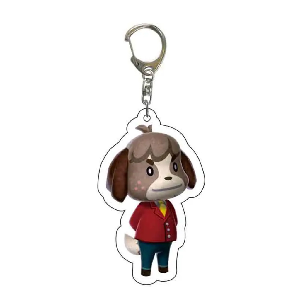 Anime Animal Crossing: New Horizons Digby Acrylic Keychain Anime Animal Crossing: New Horizons Digby Acrylic Keychain