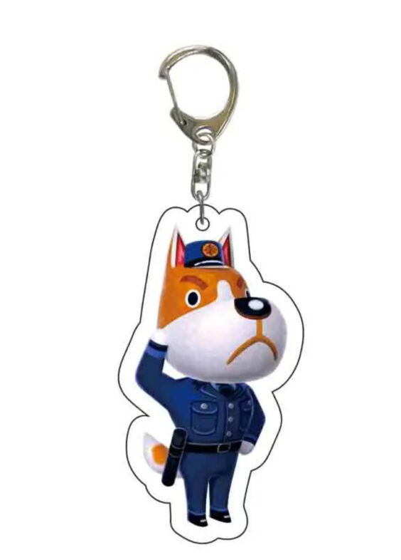 Anime Animal Crossing: New Horizons Copper Acrylic Keychain