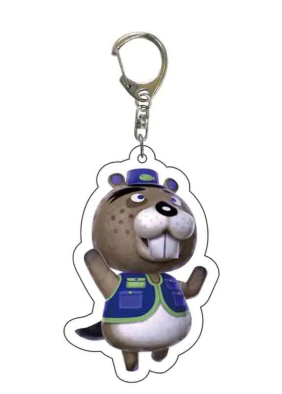 Anime Animal Crossing: New Horizons Chip Acrylic Keychain