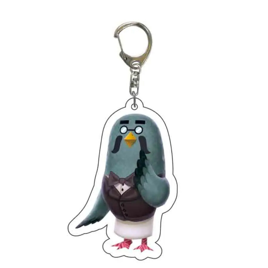 Anime Animal Crossing: New Horizons Brewster Acrylic Keychain Anime Animal Crossing: New Horizons Brewster Acrylic Keychain