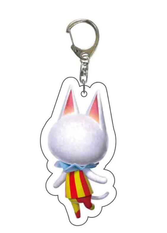 Anime Animal Crossing: New Horizons Blanca Acrylic Keychain