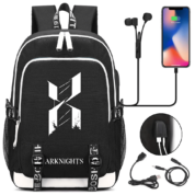 Anime Arknights Reunion USB Charging Backpack