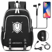 Anime Arknights Defenders USB Charging Backpack