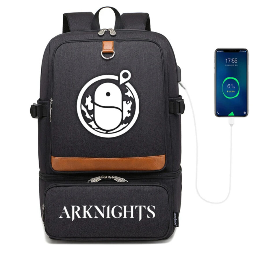 Arknights Anime Penguin Logistics Laptop Backpack