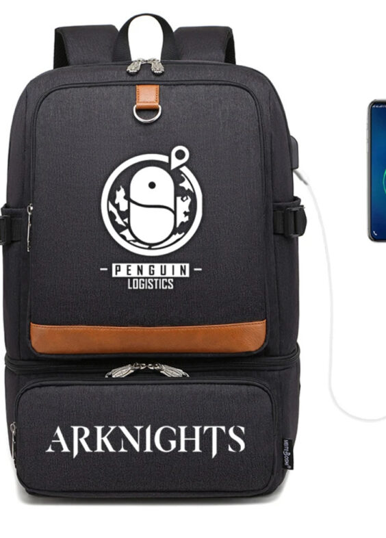 Anime Arknights Penguin Logistics Laptop Backpack