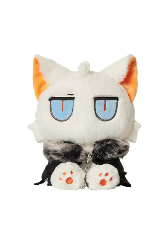Anime Arknights Cat SilverAsh Plush Toy