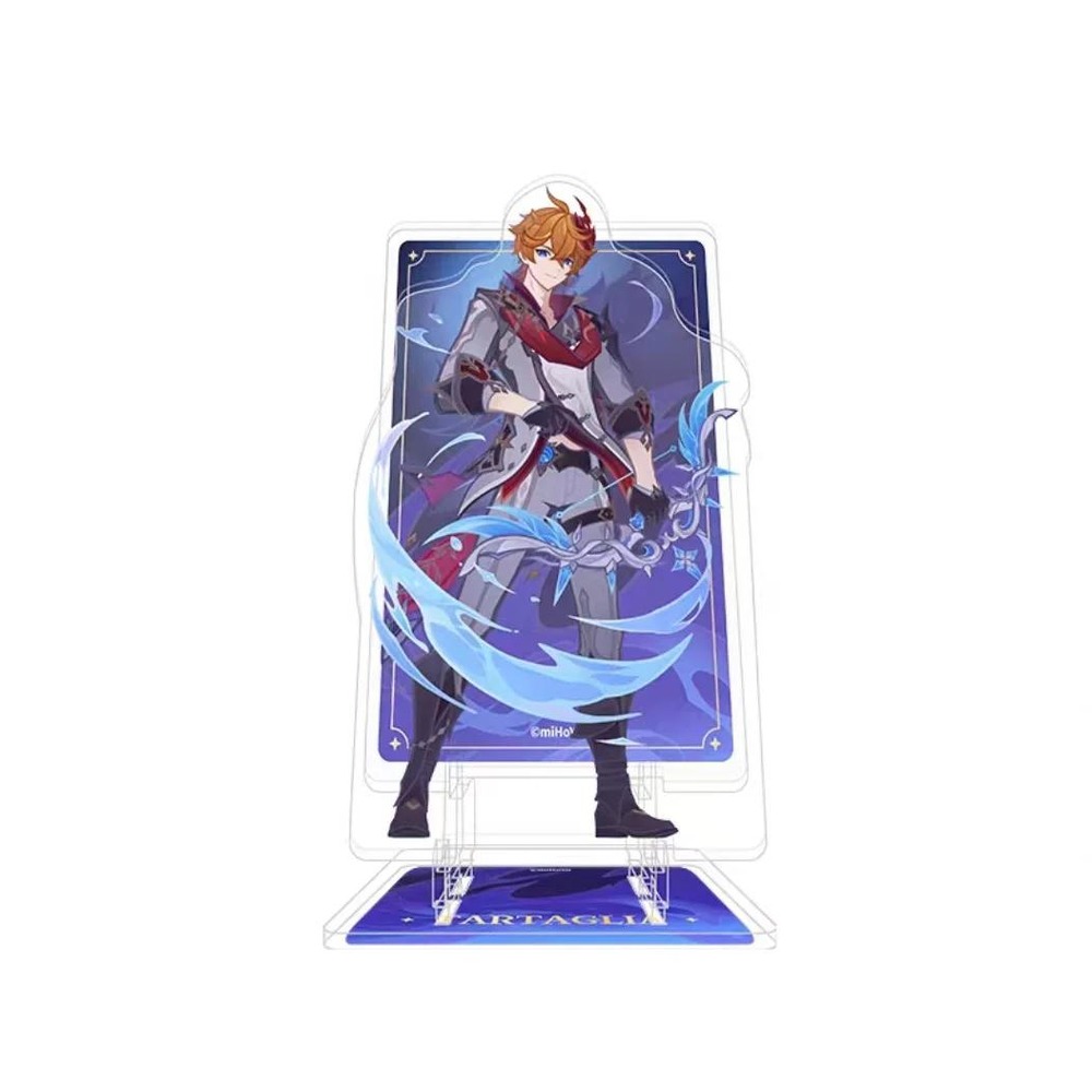 Genshin Impact Anime Tartaglia Acrylic Phone Stand Genshin Impact Anime Tartaglia Acrylic Phone Stand